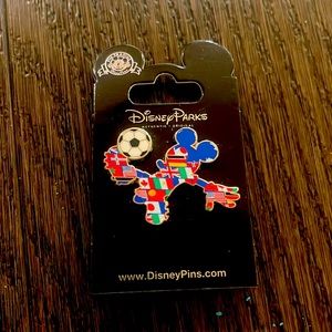 Mickey Countries Soccer Pin